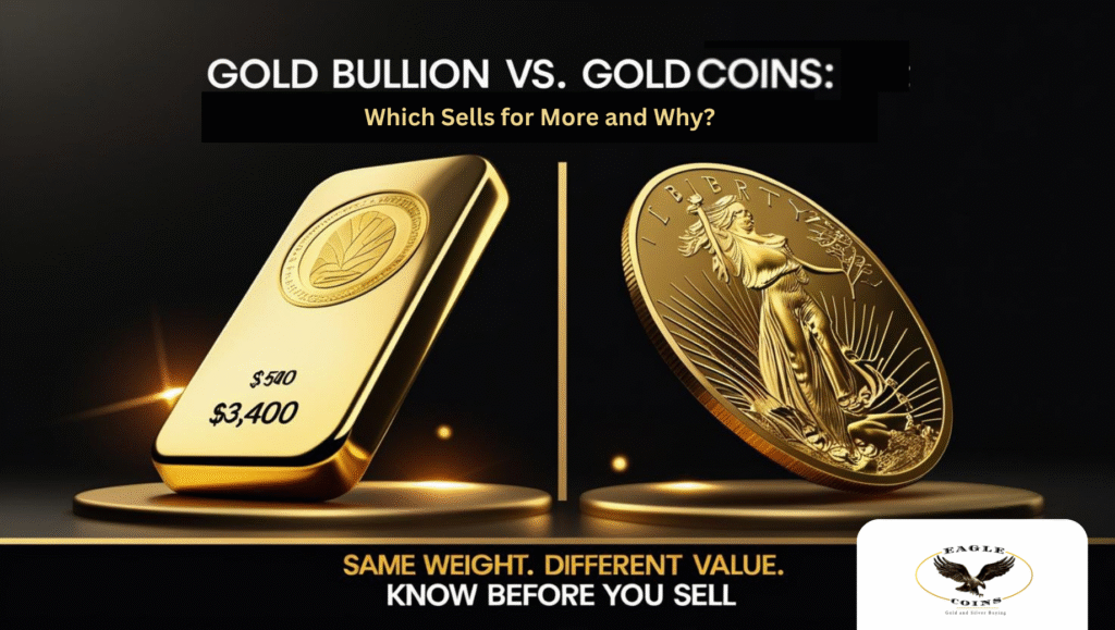 Gold Bullion vs. Gold Coins: Which Sells for More and Why?