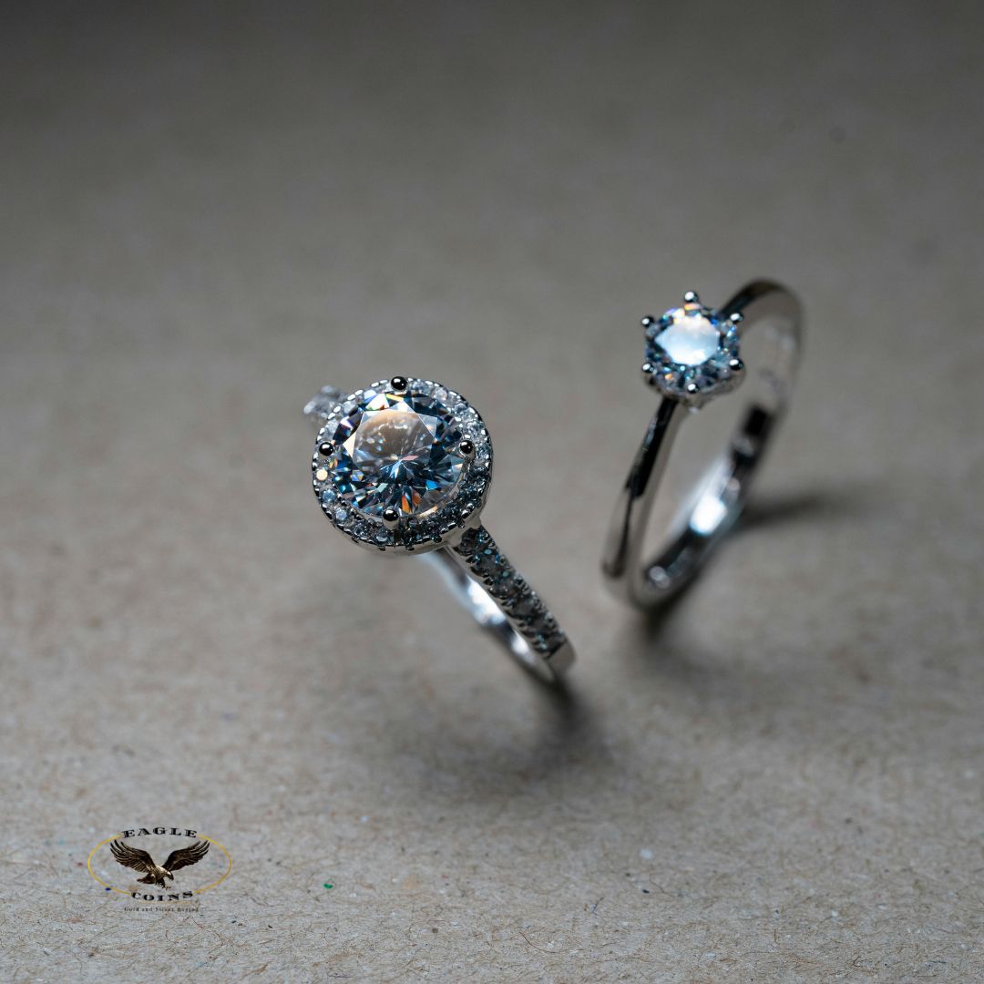 engagement ring - silver