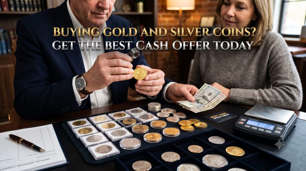 Buying Gold and Silver Coins? Get the Best Cash Offer Today