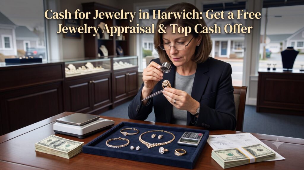Cash for Jewelry in Harwich: Get a Free Jewelry Appraisal & Top Cash Offer